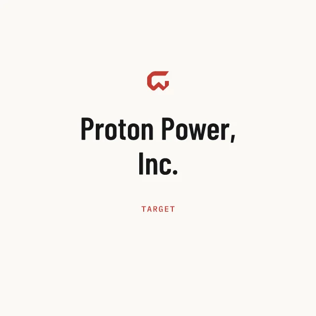 Target: Proton Power, Inc.