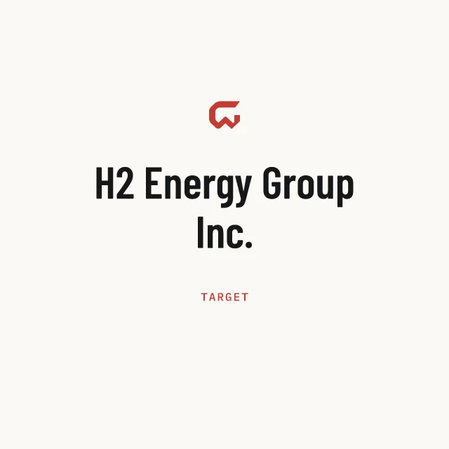 Target: H2 Energy Group Inc.