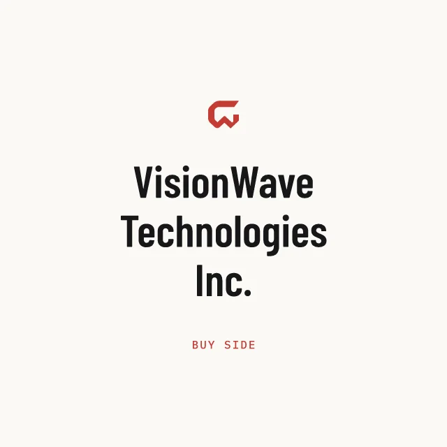 Buy side: VisionWave Technologies Inc.