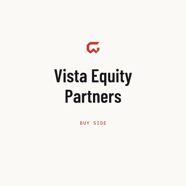 Buy side: Vista Equity Partners