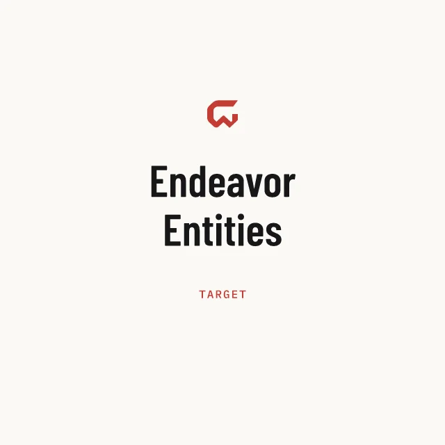 Target: Endeavor Entities