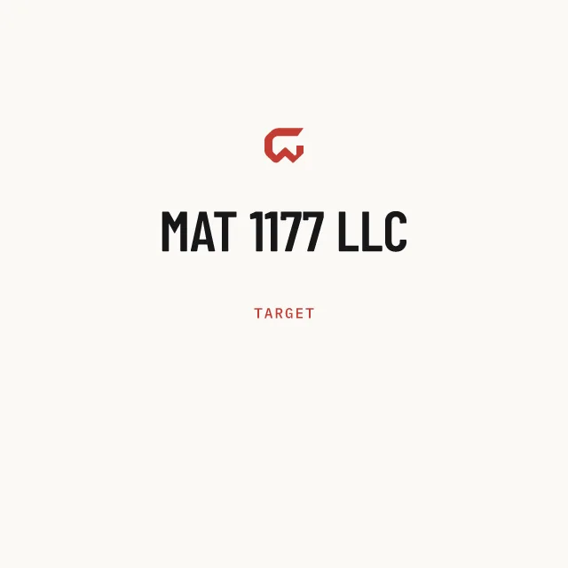 Target: MAT 1177 LLC