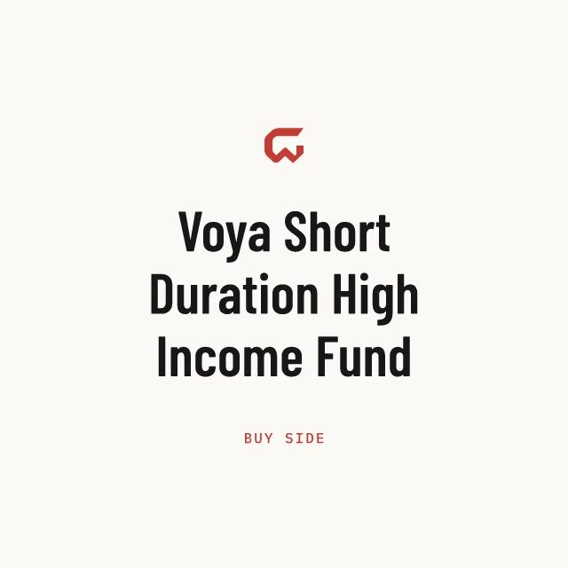 Buy side: Voya Short Duration High Income Fund
