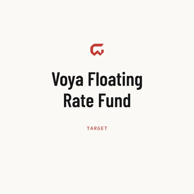 Target: Voya Floating Rate Fund