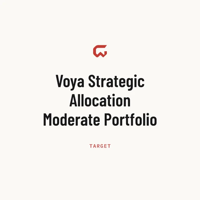 Target: Voya Strategic Allocation Moderate Portfolio