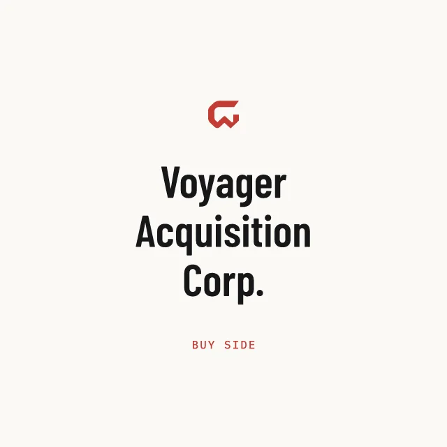 Buy side: Voyager Acquisition Corp.