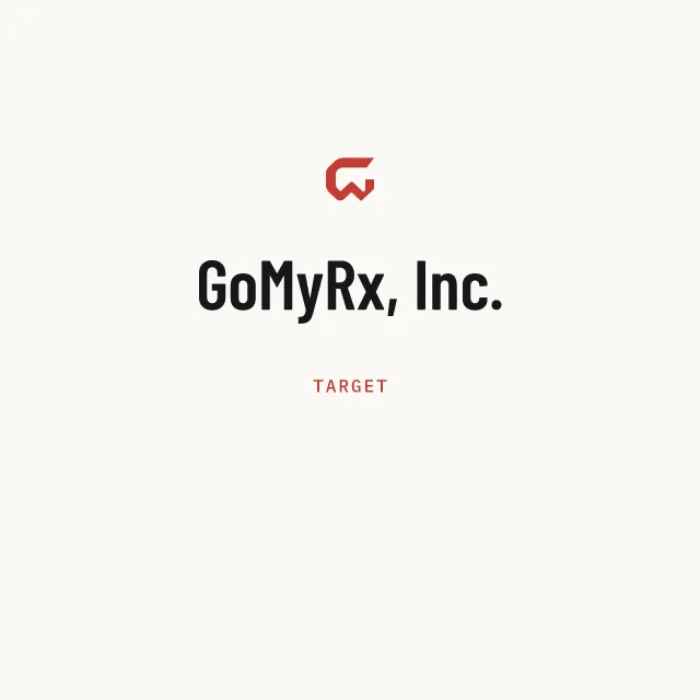 Target: GoMyRx, Inc.