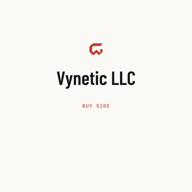 Buy side: Vynetic LLC
