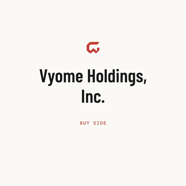 Buy side: Vyome Holdings, Inc.