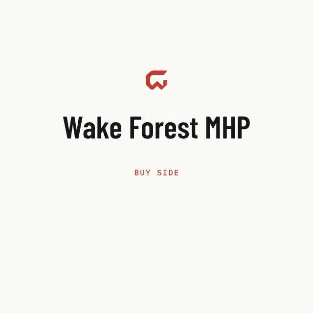 Buy side: Wake Forest MHP