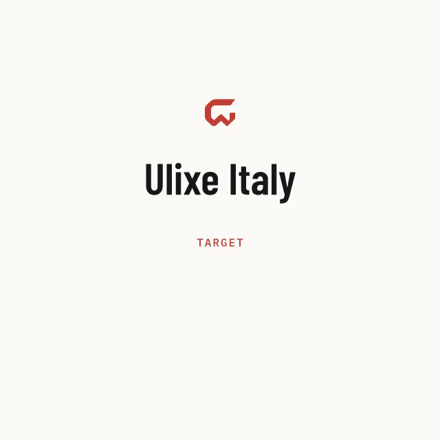 Target: Ulixe Italy