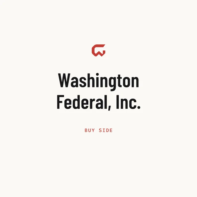 Buy side: Washington Federal, Inc.
