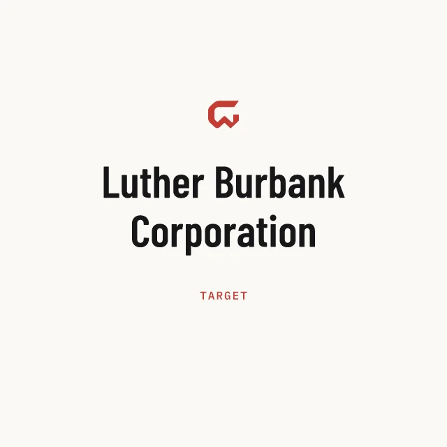Target: Luther Burbank Corporation