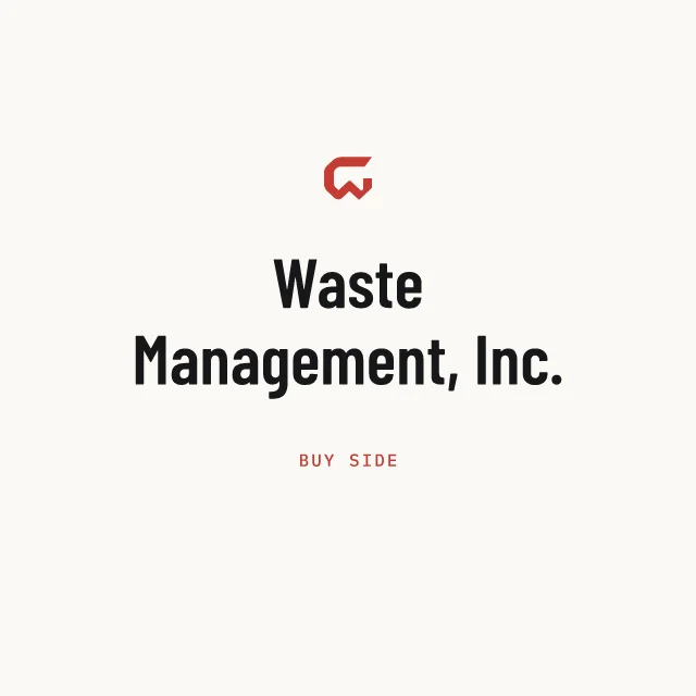 Buy side: Waste Management, Inc.