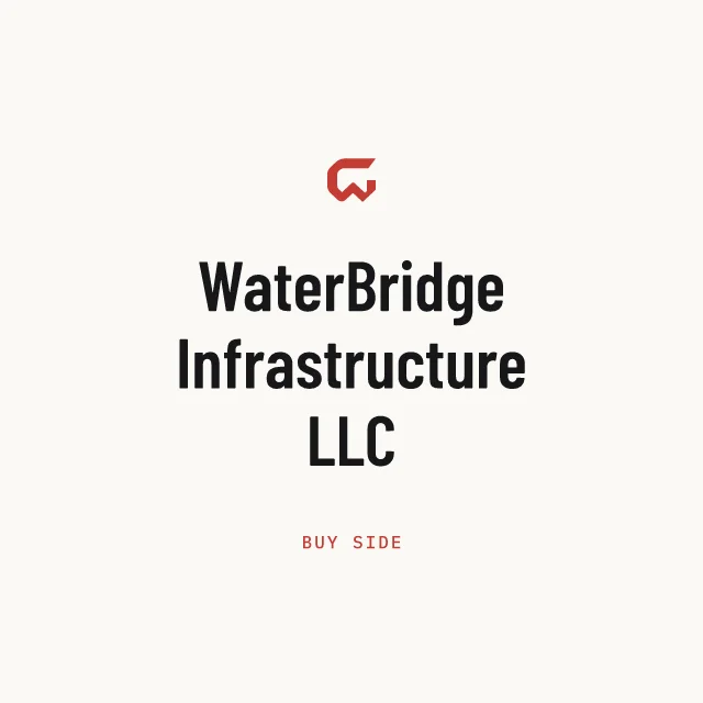 Buy side: WaterBridge Infrastructure LLC