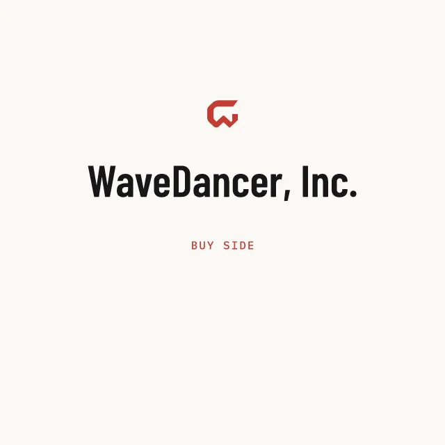 Buy side: WaveDancer, Inc.