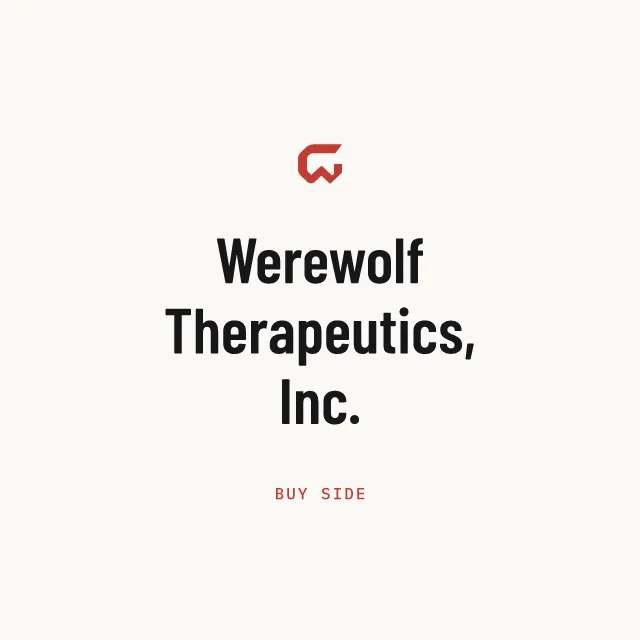 Buy side: Werewolf Therapeutics, Inc.