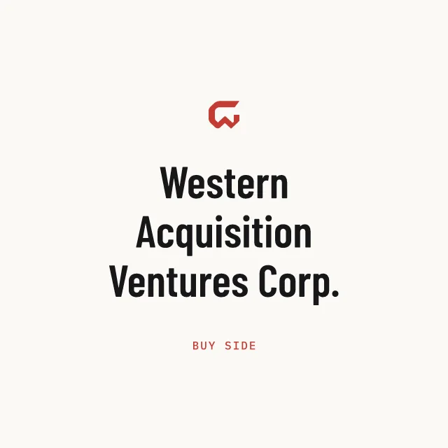 Buy side: Western Acquisition Ventures Corp.