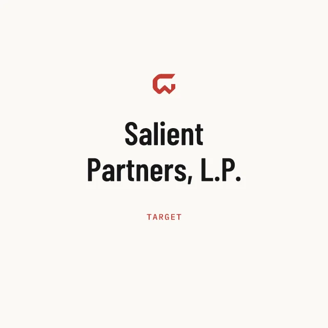 Target: Salient Partners, L.P.