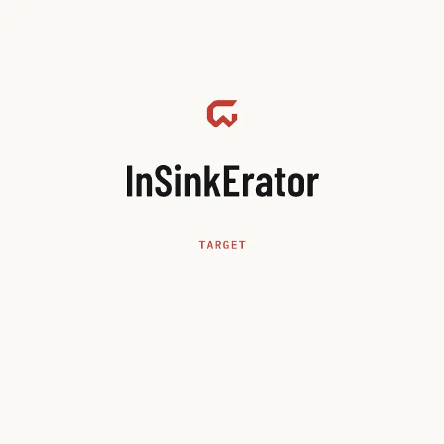 Target: InSinkErator