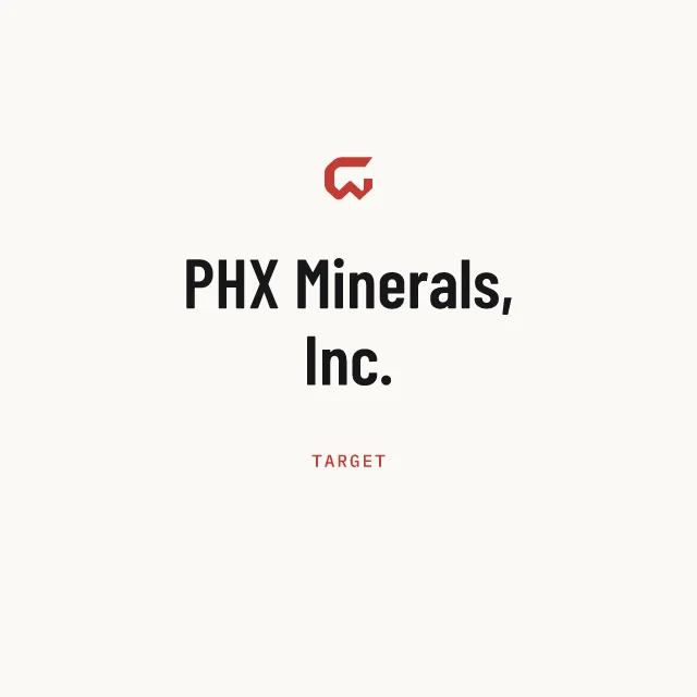 Target: PHX Minerals, Inc.