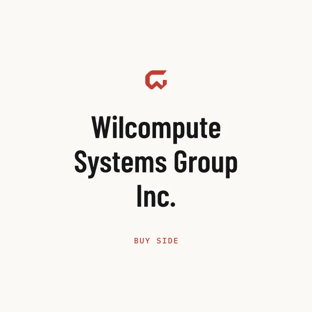 Buy side: Wilcompute Systems Group Inc.