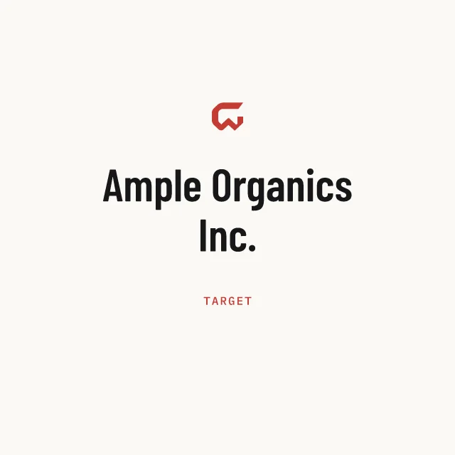 Target: Ample Organics Inc.