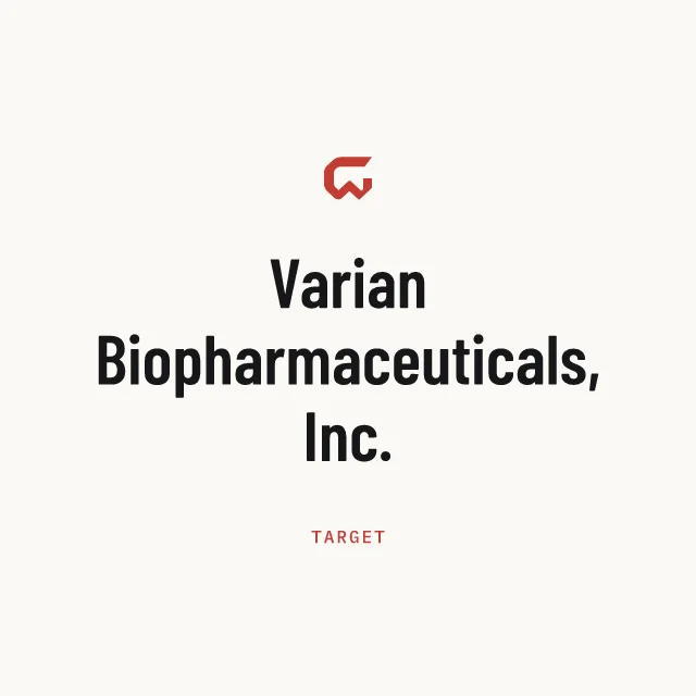 Target: Varian Biopharmaceuticals, Inc.