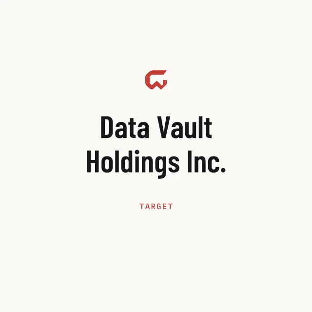 Target: Data Vault Holdings Inc.