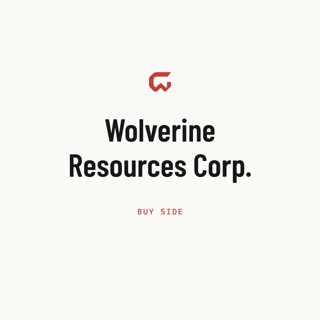 Buy side: Wolverine Resources Corp.