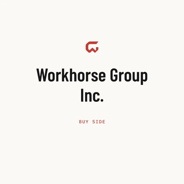 Buy side: Workhorse Group Inc.