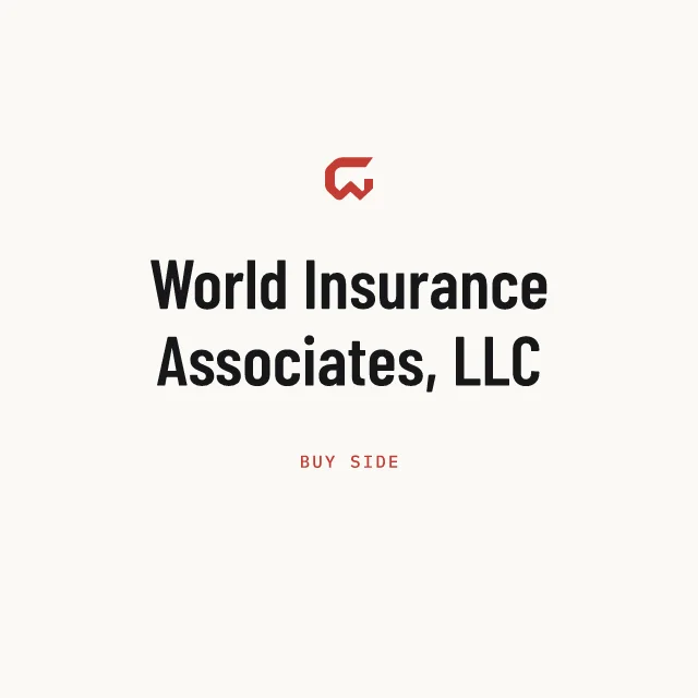 Buy side: World Insurance Associates, LLC