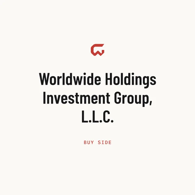 Buy side: Worldwide Holdings Investment Group, L.L.C.