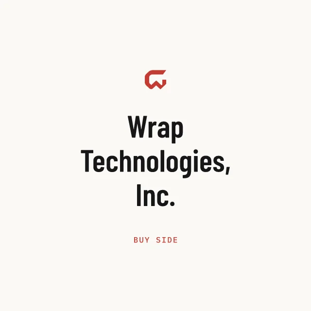 Buy side: Wrap Technologies, Inc.
