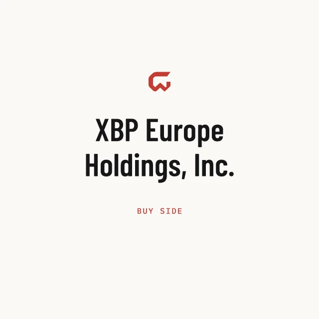Buy side: XBP Europe Holdings, Inc.