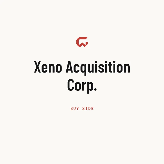Buy side: Xeno Acquisition Corp.