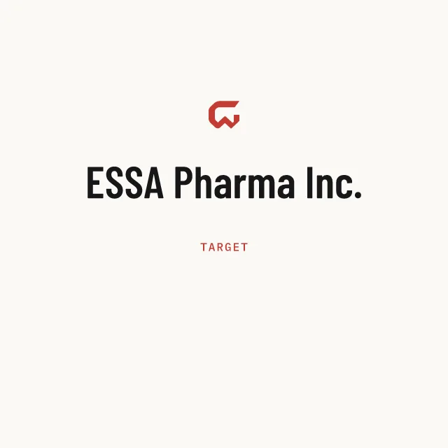 Target: ESSA Pharma Inc.