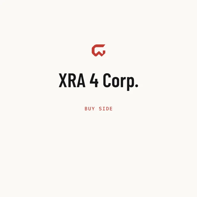 Buy side: XRA 4 Corp.