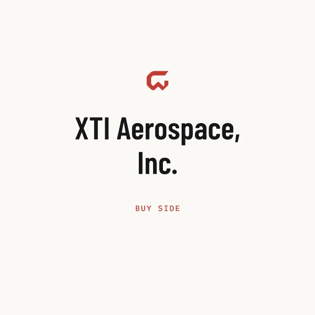 Buy side: XTI Aerospace, Inc.