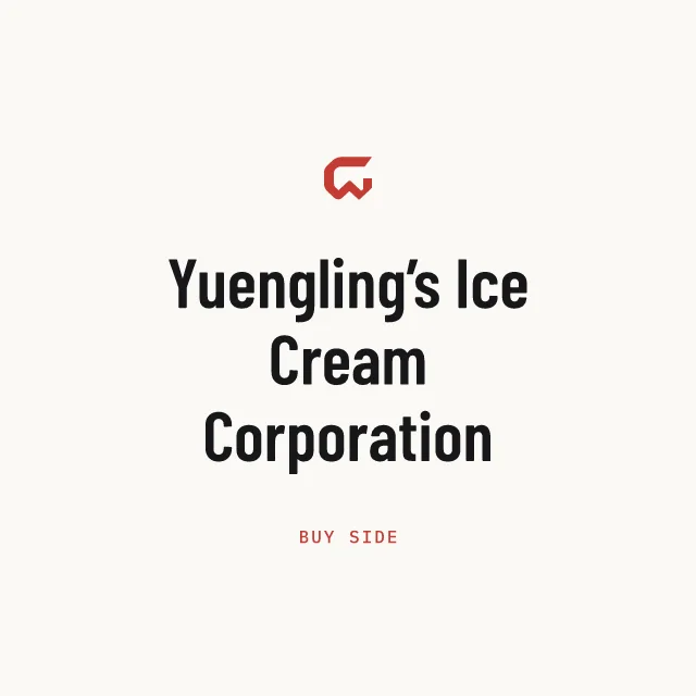 Buy side: Yuengling’s Ice Cream Corporation