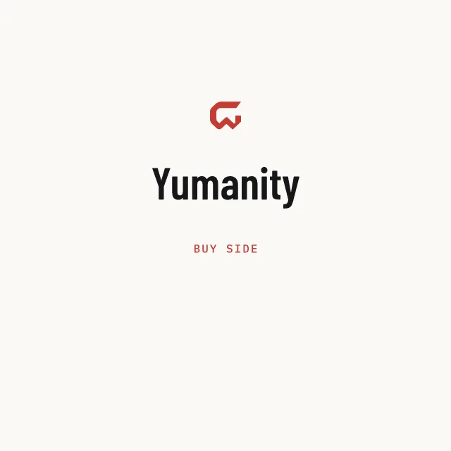 Buy side: Yumanity