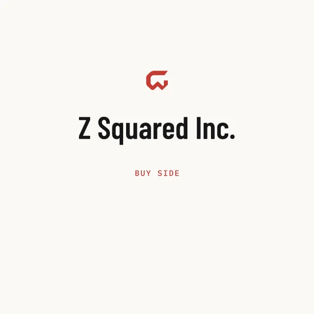 Buy side: Z Squared Inc.