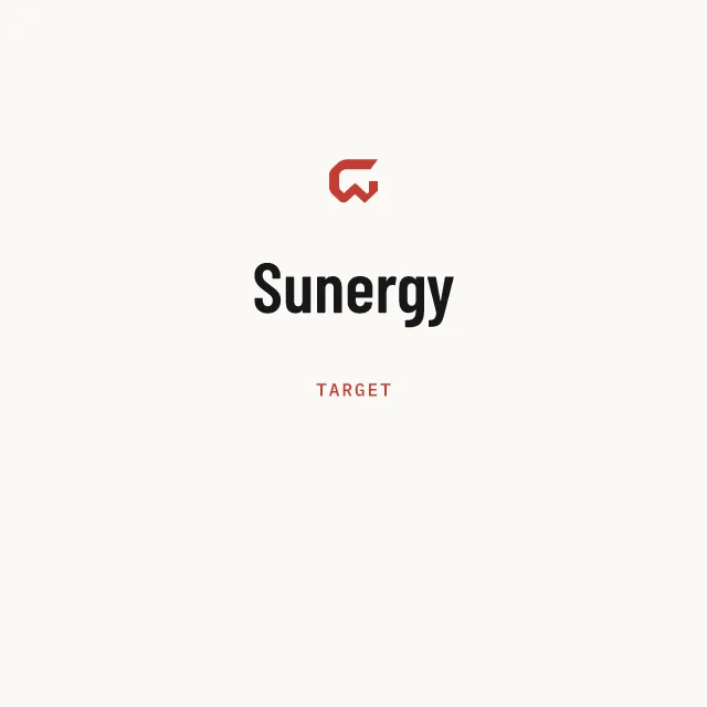 Target: Sunergy