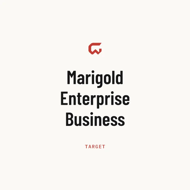 Target: Marigold Enterprise Business