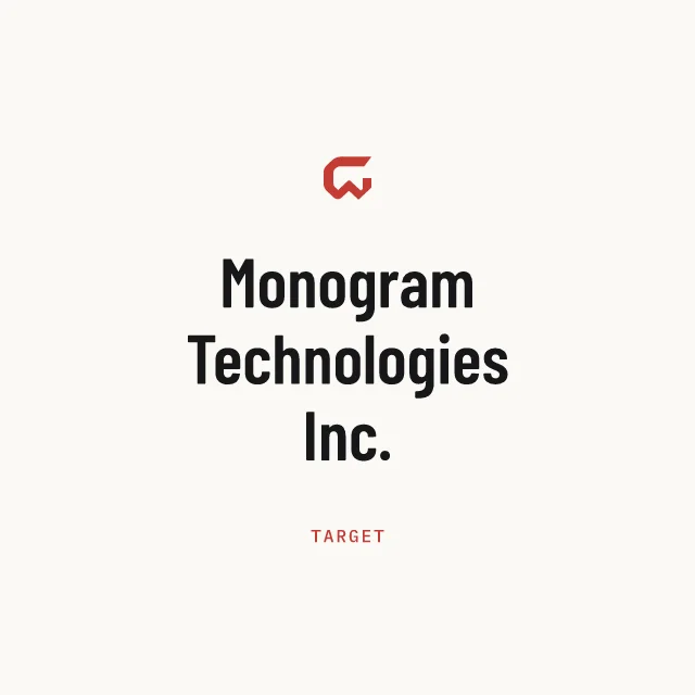 Target: Monogram Technologies Inc.
